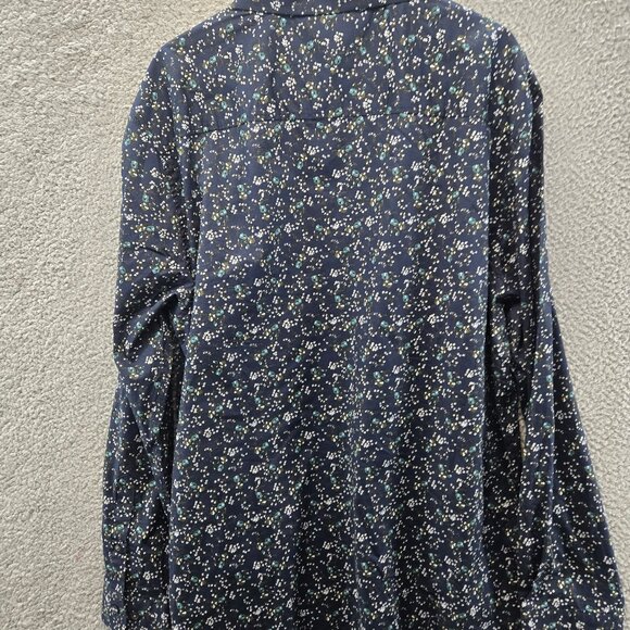Julian & Mark Button Down Shirt Blue Floral Size XXL 2XL Long Sleeve New - Picture 8 of 9
